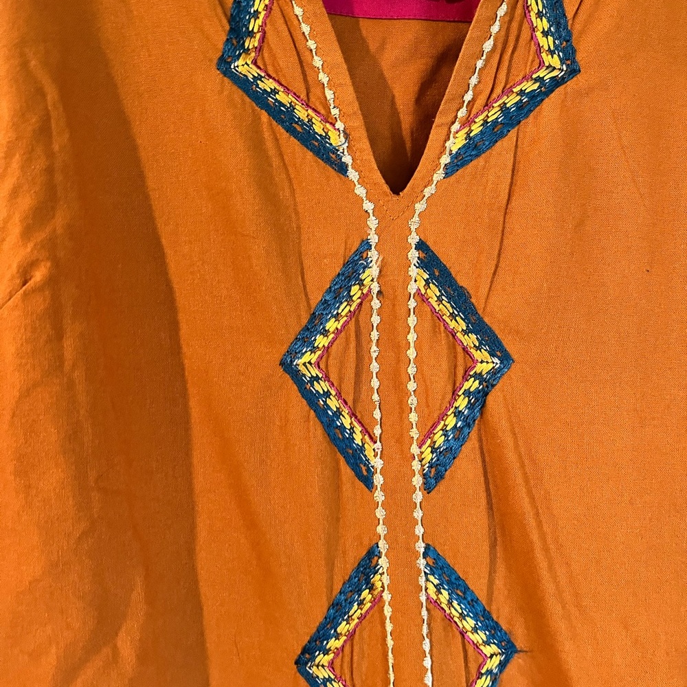 Anthropologie Stasiana Embroidered Tunic Dress - Picture 5 of 7